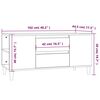 vidaXL Έπιπλο Τηλεόρασης Sonoma Δρυς 102x44,5x50 εκ. Επεξ. Ξύλο