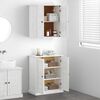vidaXL Σετ Επίπλων Μπάνιου με ράφι 2 pcs Καφέ 67.5 x 34 x 80 εκ.