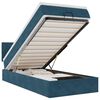 vidaXL &Omicron;&theta;&omega;&mu;&alpha;&nu;&iota;&kappa;ό &kappa;&rho;&epsilon;&beta;ά&tau;&iota; &mu;&epsilon; &sigma;&tau;&rho;ώ&mu;&alpha; & LEDs &Sigma;&kappa;&omicron;ύ&rho;&omicron; &mu;&pi;&lambda;&epsilon; 80x200cm &Beta;&epsilon;&lambda;&omicron;ύ&delta;&omicron;