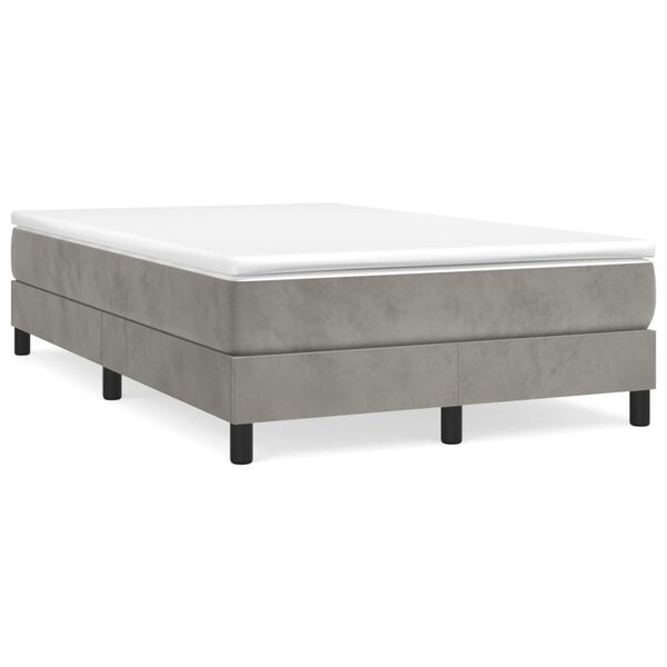 vidaXL &Kappa;&rho;&epsilon;&beta;ά&tau;&iota; Boxspring &mu;&epsilon; &Sigma;&tau;&rho;ώ&mu;&alpha; &Alpha;&nu;&omicron;&iota;&chi;&tau;ό &Gamma;&kappa;&rho;&iota; 120x200 &epsilon;&kappa;. &Beta;&epsilon;&lambda;&omicron;ύ&delta;&iota;&nu;&omicron;