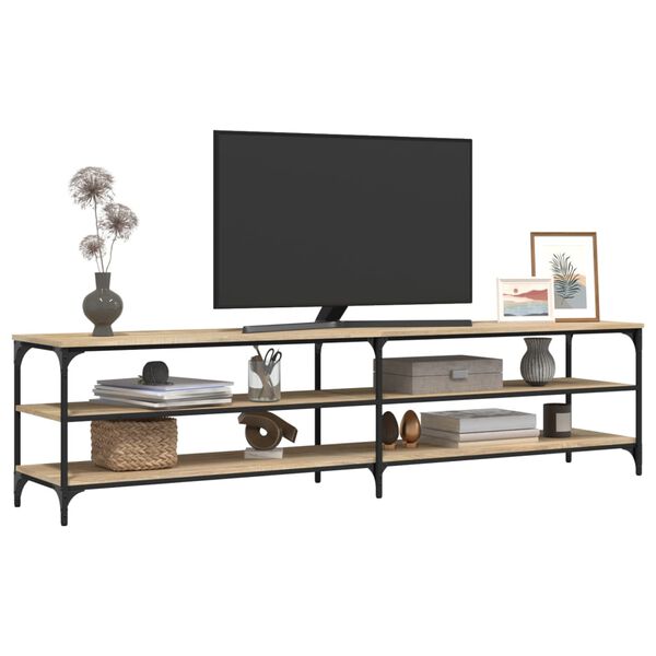 vidaXL Έπιπλο Τηλεόρασης Sonoma Δρυς 200x30x50 εκ. Επεξ. Ξύλο