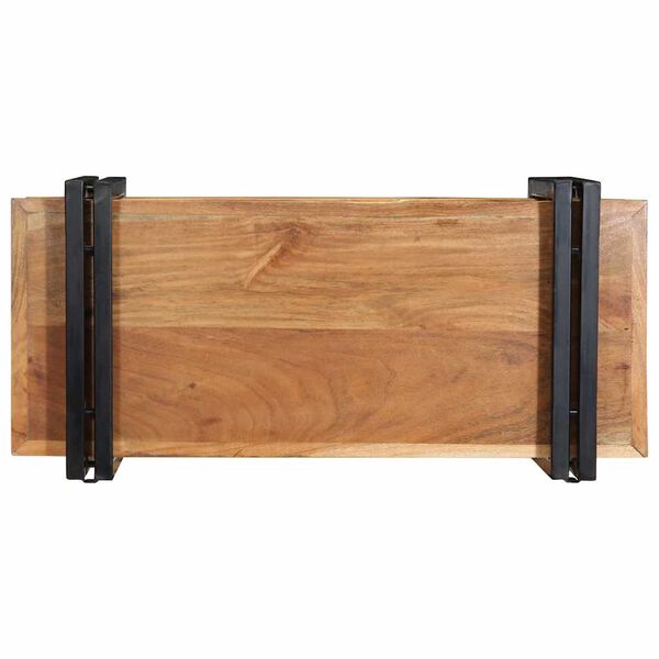 vidaXL Ράφι τοίχου 70x33x35 cm μασίφ ξύλο ακακίας