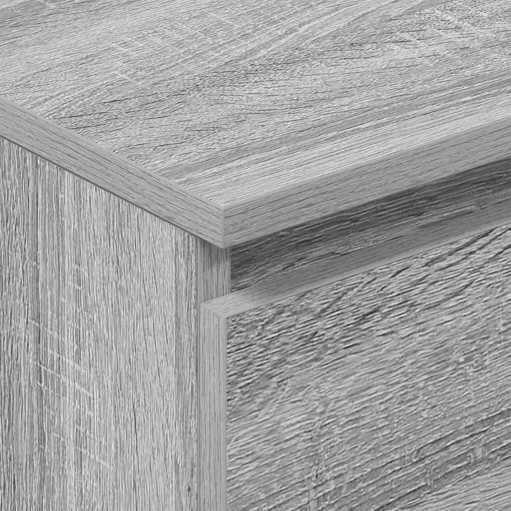 vidaXL Συρταριέρα Γκρι Sonoma 60x35x98,5 εκ. από Επεξεργασμένο Ξύλο