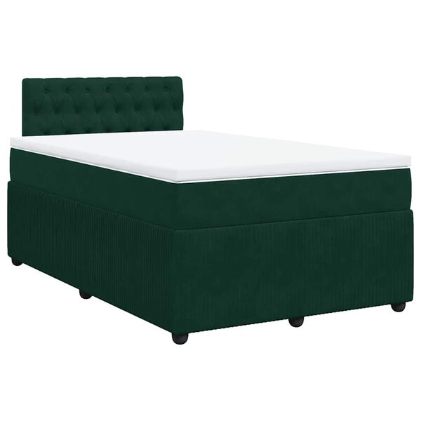 vidaXL &Kappa;&rho;&epsilon;&beta;ά&tau;&iota; Boxspring &mu;&epsilon; &Sigma;&tau;&rho;ώ&mu;&alpha; &Sigma;&kappa;&omicron;ύ&rho;&omicron; &Pi;&rho;ά&sigma;&iota;&nu;&omicron; 120x190&epsilon;&kappa;. &Beta;&epsilon;&lambda;&omicron;ύ&delta;&iota;&nu;&omicron;