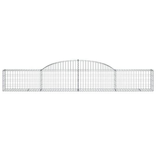 vidaXL Συρματοκιβώτια Τοξωτά 20 τεμ. 300x30x40/60 εκ. Γαλβαν. Ατσάλι