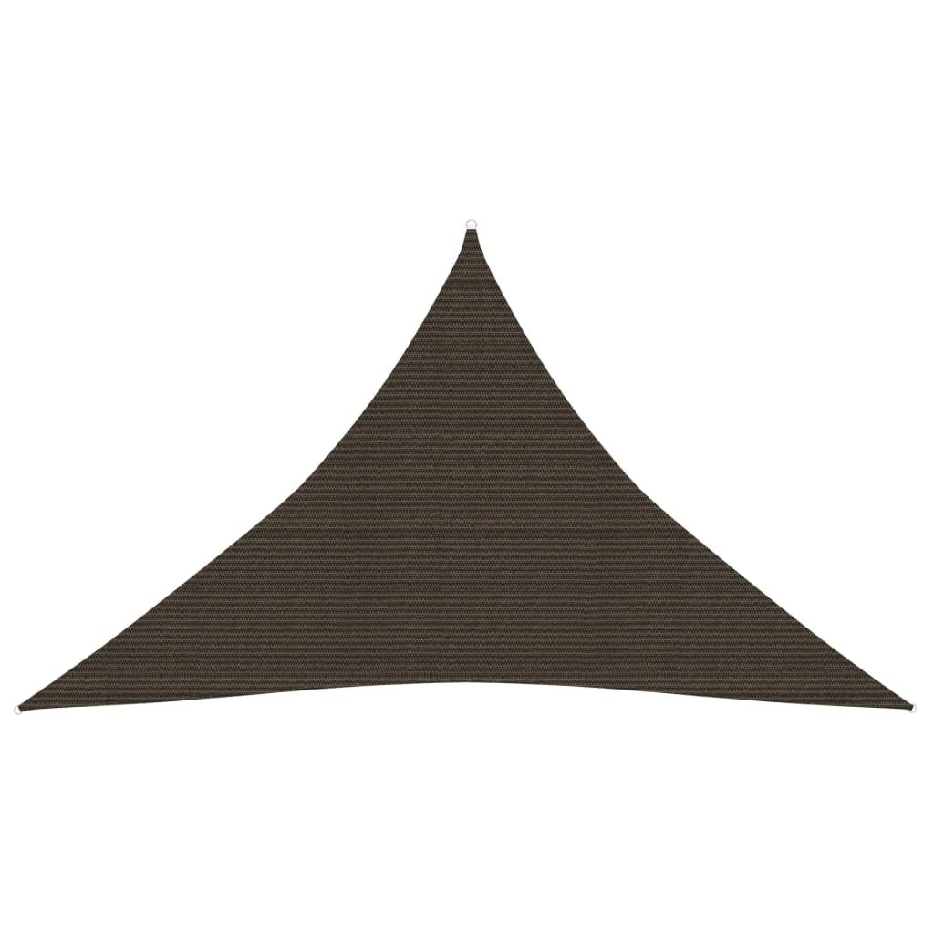 vidaXL Πανί Σκίασης Καφέ 2,5 x 2,5 x 3,5 μ. από HDPE 160 γρ/μ²
