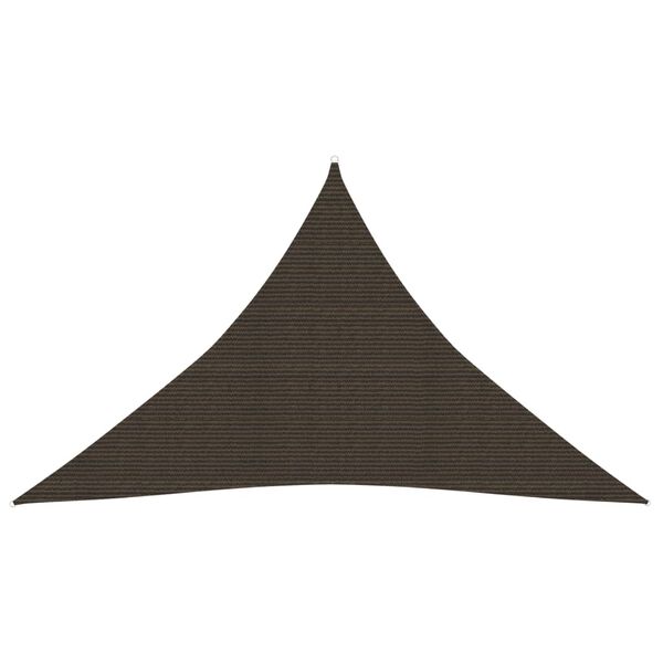 vidaXL Πανί Σκίασης Καφέ 2,5 x 2,5 x 3,5 μ. από HDPE 160 γρ/μ²