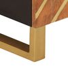 vidaXL Έπιπλο Τηλεόρασης Καφέ/Μαύρο 80x31,5x46 εκ. Μασίφ Ξύλο Μάνγκο