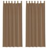 vidaXL &Kappa;&omicron;&upsilon;&rho;&tau;ί&nu;&epsilon;&sigmaf; Voile &mu;&epsilon; &Theta;&eta;&lambda;&iota;έ&sigmaf; 2 &tau;&epsilon;&mu;. &Alpha;&nu;&omicron;&iota;&chi;&tau;ό &Kappa;&alpha;&phi;έ 140x260 &epsilon;&kappa;.
