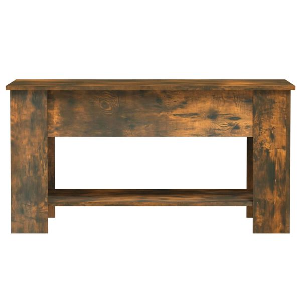 vidaXL Τραπεζάκι Σαλονιού Καπνιστή Δρυς 101x49x52 εκ. Επεξεργ. Ξύλο