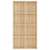 vidaXL Ραφιέρα/Βιβλιοθήκη Sonoma Δρυς 66x30x130 εκ. από Επεξ. Ξύλο