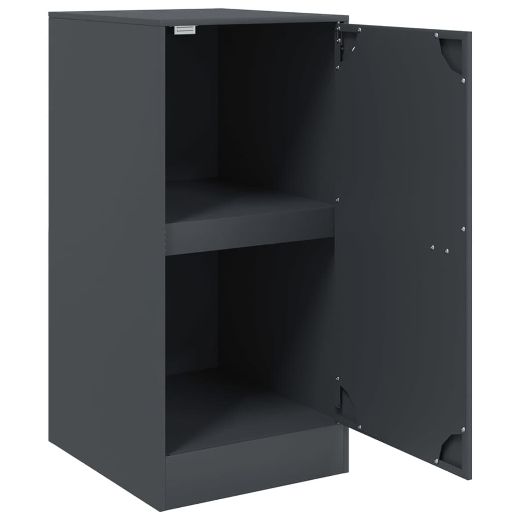 vidaXL Μπουφές Ανθρακί 34,5x39x73 εκ. από Ατσάλι