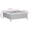 vidaXL Κάλυμμα Βάσης Ομπρέλας Μαύρο 70x70x25εκ. Συνθετικό Ρατάν/Ακακία
