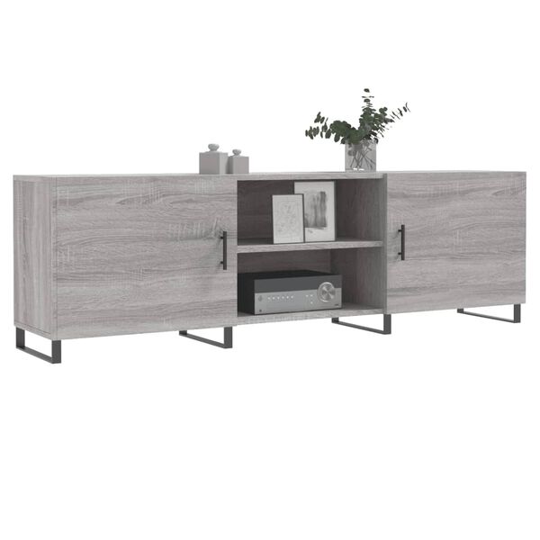 vidaXL Έπιπλο Τηλεόρασης Γκρι Sonoma 150x30x50 εκ. από Επεξεργ. Ξύλο