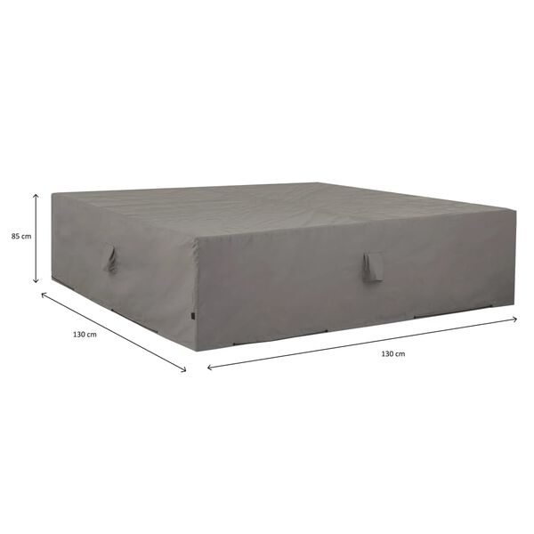 Madison Κάλυμμα Επίπλων Εξωτερικού Χώρου Γκρι 130 x 130 x 85 εκ.