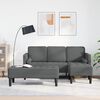 vidaXL Σετ Καναπέ 2 pcs Σκούρο γκρι 173 x 131 x 67 εκ ύφασμα