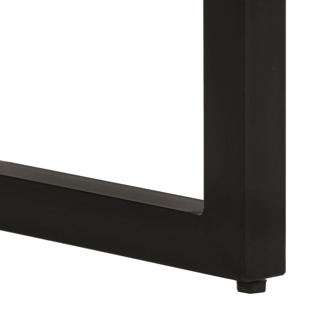 vidaXL Τραπέζι Κονσόλα 110x35x76 εκ. από Μασίφ Ακατέργαστο Ξύλο Μάνγκο