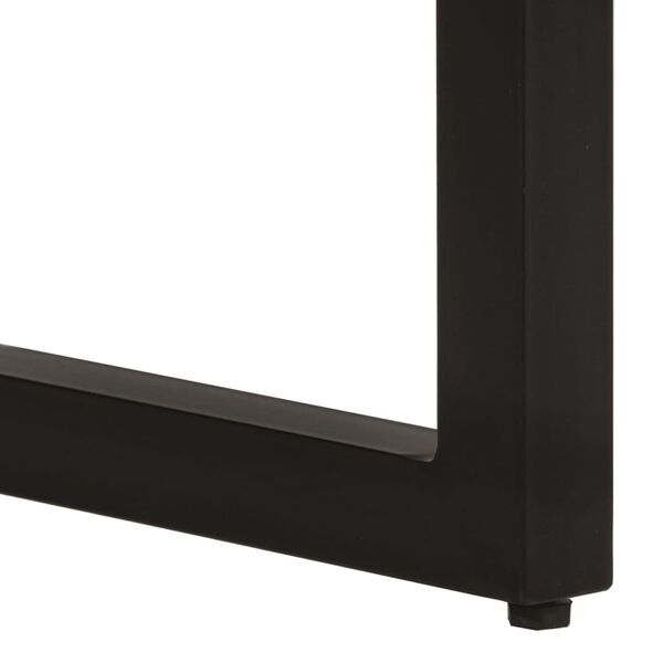 vidaXL Τραπέζι Κονσόλα 110x35x76 εκ. από Μασίφ Ακατέργαστο Ξύλο Μάνγκο