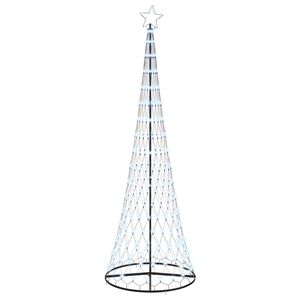 vidaXL LED Χριστουγεννιάτικο Δέντρο με 350 LED με βάση Ψυχρό λευκό