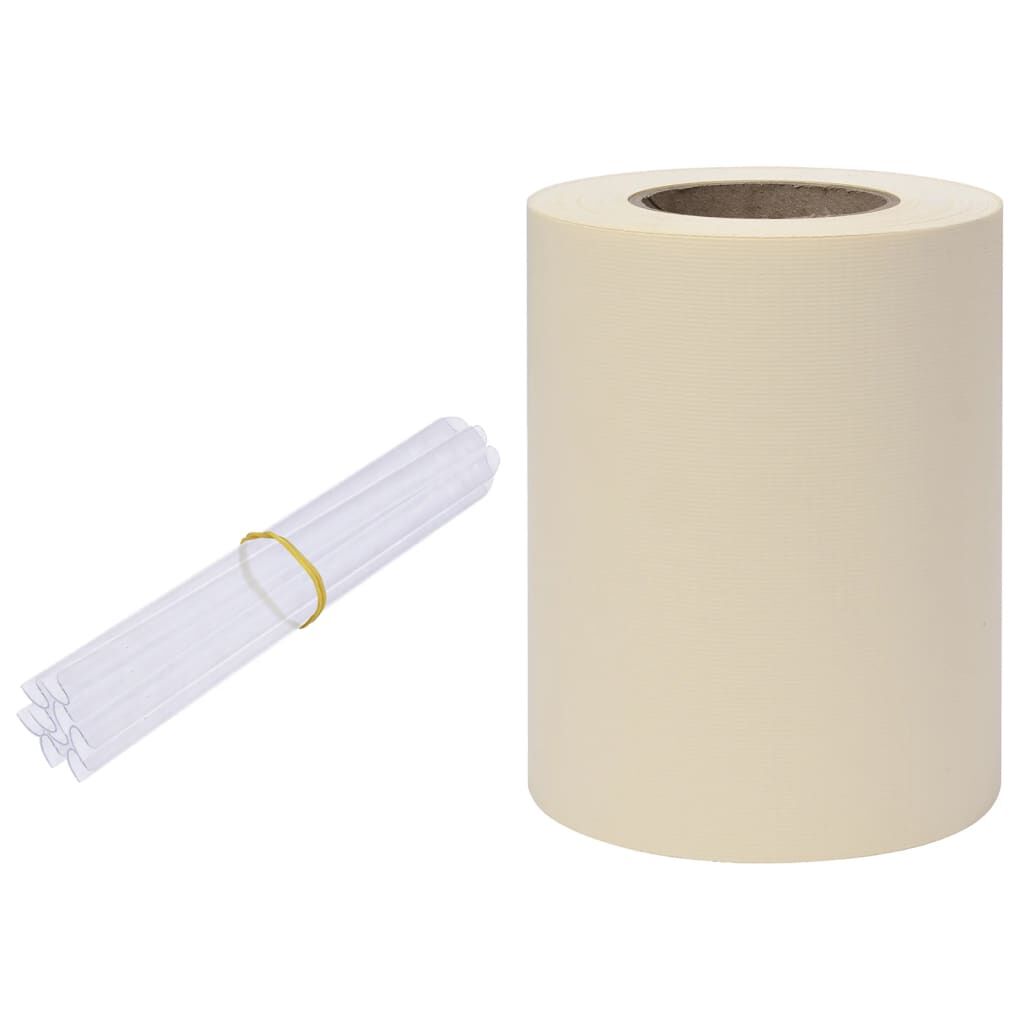 vidaXL Περίφραξη Προστατευτική Κρεμ 70 x 0,19 μ. από PVC