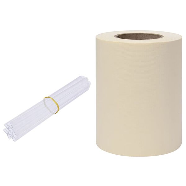 vidaXL Περίφραξη Προστατευτική Κρεμ 70 x 0,19 μ. από PVC