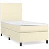 vidaXL &Kappa;&rho;&epsilon;&beta;ά&tau;&iota; Boxspring &mu;&epsilon; &Sigma;&tau;&rho;ώ&mu;&alpha; &Kappa;&rho;&epsilon;&mu; 80 x 200 &epsilon;&kappa;. &Sigma;&upsilon;&nu;&theta;&epsilon;&tau;&iota;&kappa;ό &Delta;έ&rho;&mu;&alpha;