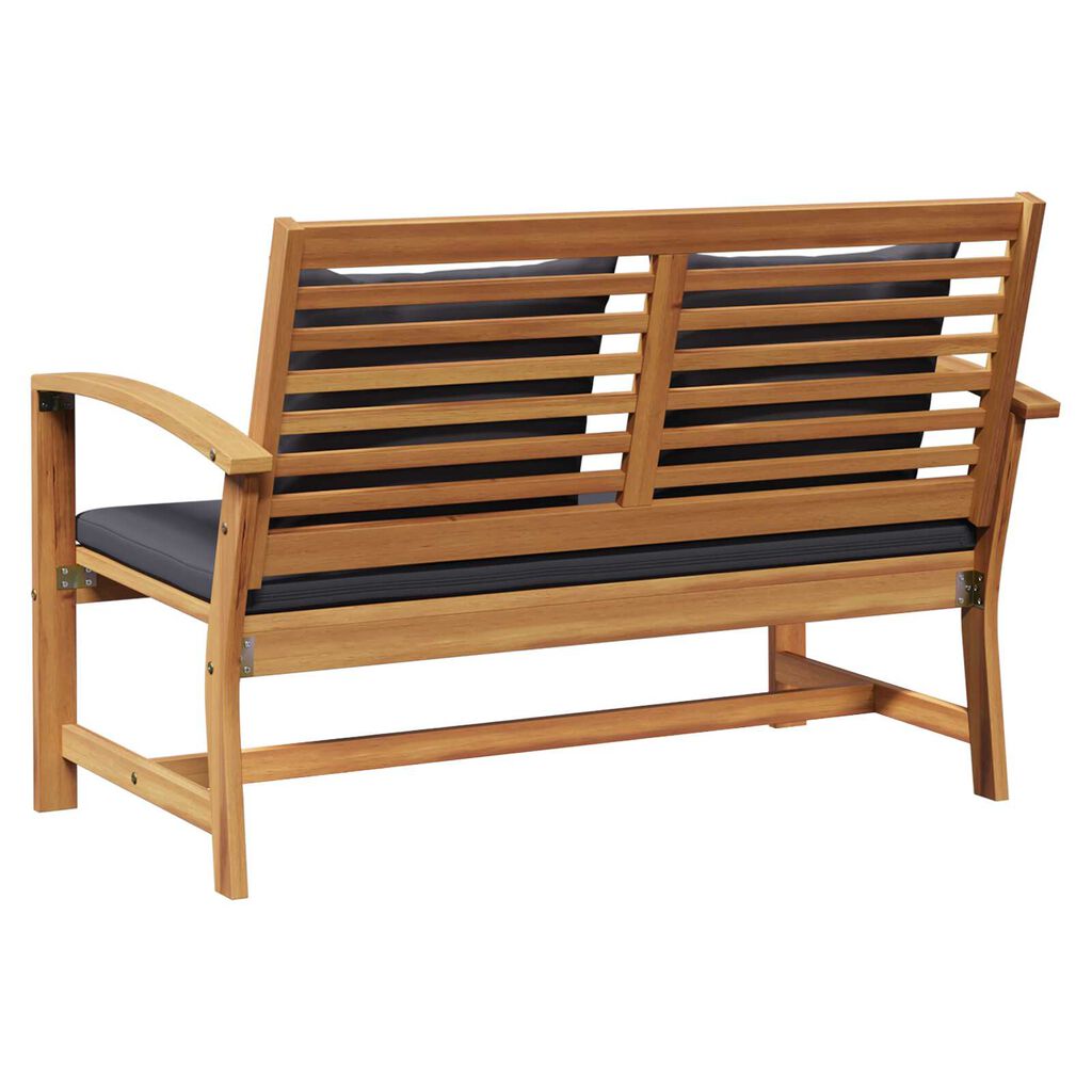 vidaXL Σετ Καναπέ Κήπου 2 pcs Καστανό Μασίφ ξύλο teak