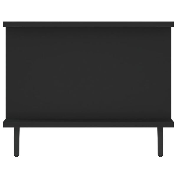 vidaXL Τραπεζάκι Σαλονιού Μαύρο 90x50x40 εκ. Επεξεργασμένο Ξύλο