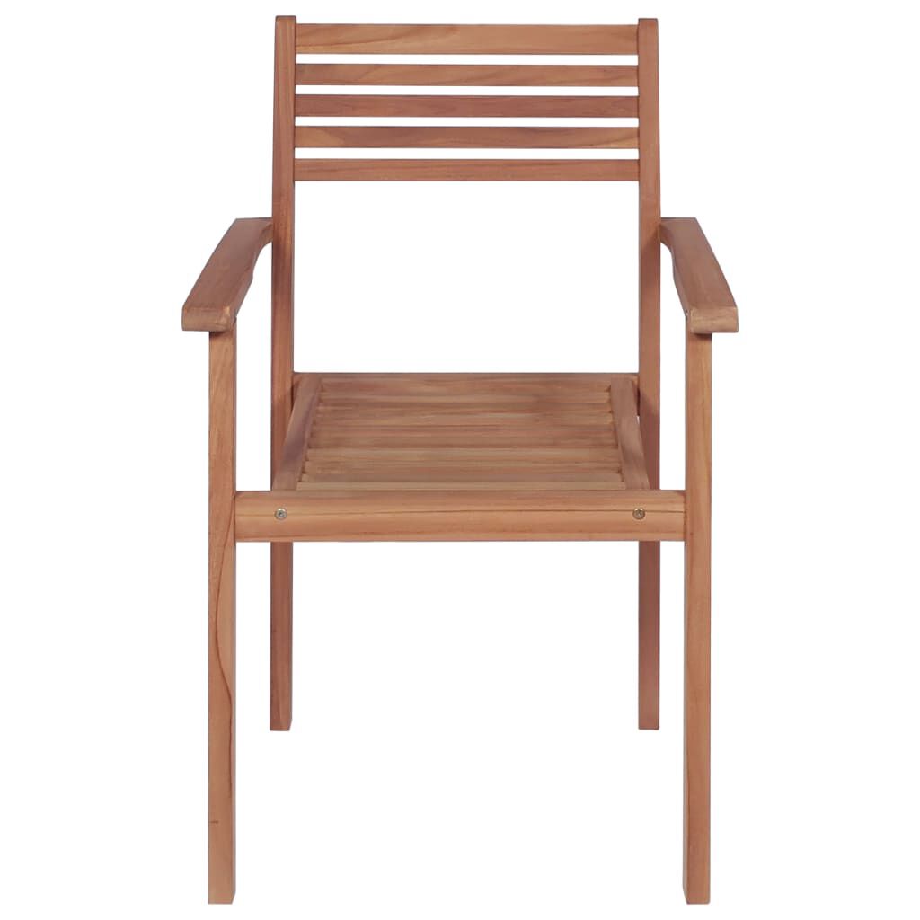 vidaXL Καρέκλες Κήπου 2 τεμ. από Μασίφ Ξύλο Teak με Taupe Μαξιλάρια