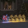 vidaXL LED Χριστουγεννιάτικη Διακόσμηση Πολύχρωμο 69 x 79 εκ PVC