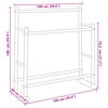 vidaXL Κρεμάστρα Ρούχων 100 x 30 x 100 εκ. Μπαμπού
