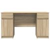 vidaXL Γραφείο Sonoma Δρυς 140 x 49 x 76 εκ. Επεξεργασμένο ξύλο