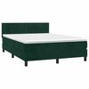 vidaXL &Kappa;&rho;&epsilon;&beta;ά&tau;&iota; Boxspring &mu;&epsilon; &Sigma;&tau;&rho;ώ&mu;&alpha; &Sigma;&kappa;&omicron;ύ&rho;&omicron; &Pi;&rho;ά&sigma;&iota;&nu;&omicron; 140x200&epsilon;&kappa;. &Beta;&epsilon;&lambda;&omicron;ύ&delta;&iota;&nu;&omicron;