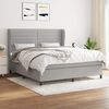 vidaXL &Kappa;&rho;&epsilon;&beta;ά&tau;&iota; Boxspring &mu;&epsilon; &Sigma;&tau;&rho;ώ&mu;&alpha; &Alpha;&nu;. &Pi;&rho;ά&sigma;&iota;&nu;&omicron; 160x200&epsilon;&kappa; &Upsilon;&phi;&alpha;&sigma;&mu;ά&tau;&iota;&nu;&omicron;
