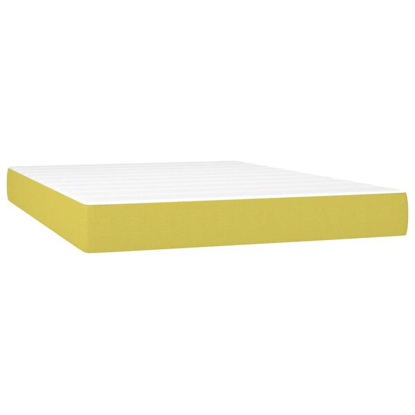 vidaXL &Kappa;&rho;&epsilon;&beta;ά&tau;&iota; Boxspring &mu;&epsilon; &Sigma;&tau;&rho;ώ&mu;&alpha; &Pi;&rho;ά&sigma;&iota;&nu;&omicron; 140x190 &epsilon;&kappa;. &Upsilon;&phi;&alpha;&sigma;&mu;ά&tau;&iota;&nu;&omicron;