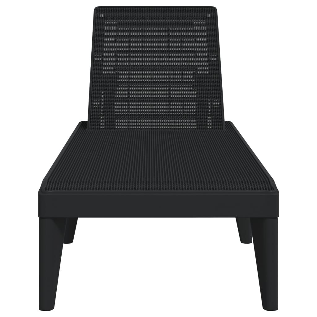 vidaXL Ξαπλώστρα Ανθρακί 186 x 60 x 29 από Πολυπροπυλένιο