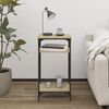 vidaXL Βοηθητικό Τραπέζι Sonoma Δρυς 40x30x75 εκ. Επεξεργασμένο Ξύλο