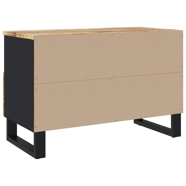 vidaXL Έπιπλο Τηλεόρασης 70 x 33 x 46 εκ. από Μασίφ Ξύλο Μάνγκο