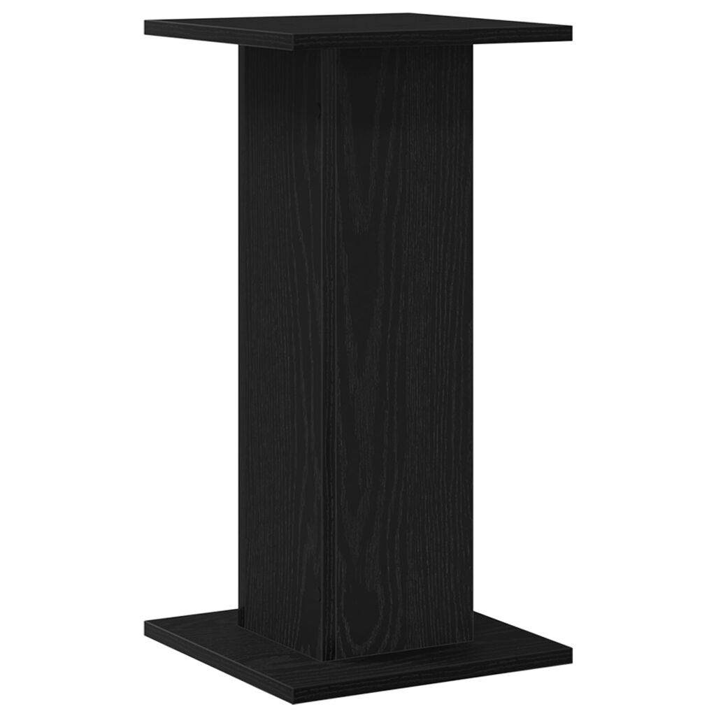 vidaXL Σταντ Ηχείων 2 τμχ Μαύρη Δρυς 30x30x60 εκ Φτιαγμένο από Ξύλο