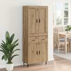 vidaXL Highboard &mu;&epsilon; &sigma;&upsilon;&rho;&tau;ά&rho;&iota; 2 pcs Artisan Oak &Epsilon;&pi;&epsilon;&xi;&epsilon;&rho;&gamma;&alpha;&sigma;&mu;έ&nu;&omicron; &xi;ύ&lambda;&omicron;