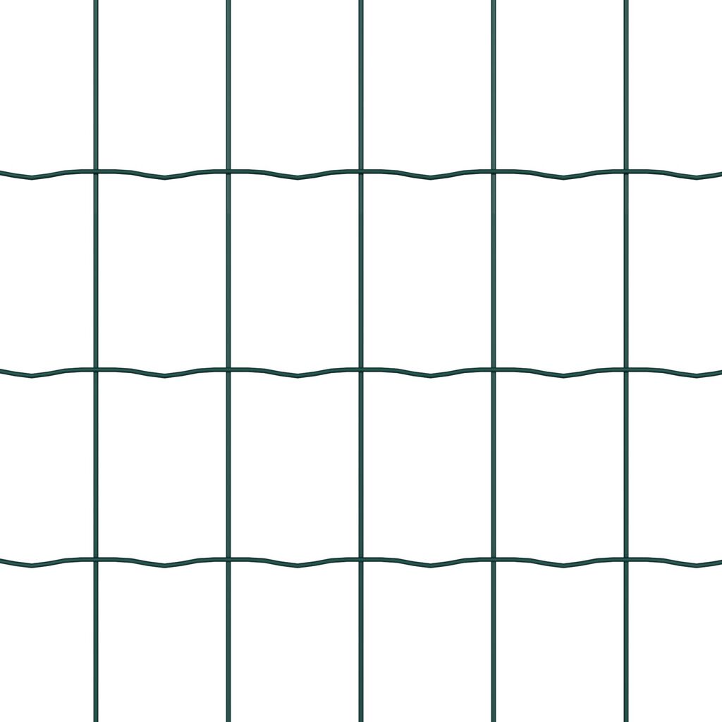 vidaXL Euro Fence με 13 Στηρίγματα 0.6x50 μ Γαλβανισμένο Ατσάλι Πράσινο
