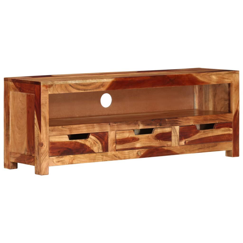 vidaXL Έπιπλο Τηλεόρασης 110 x 30 x 40 εκ. από Μασίφ Ξύλο Ακακίας