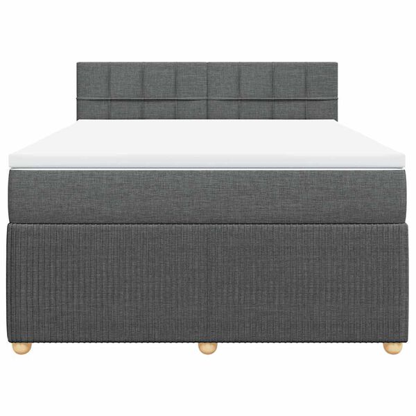 vidaXL &Kappa;&rho;&epsilon;&beta;ά&tau;&iota; Boxspring &mu;&epsilon; &Sigma;&tau;&rho;ώ&mu;&alpha; &Sigma;&kappa;&omicron;ύ&rho;&omicron; &Gamma;&kappa;&rho;&iota; 140x200 &epsilon;&kappa; &Upsilon;&phi;&alpha;&sigma;&mu;ά&tau;&iota;&nu;&omicron;