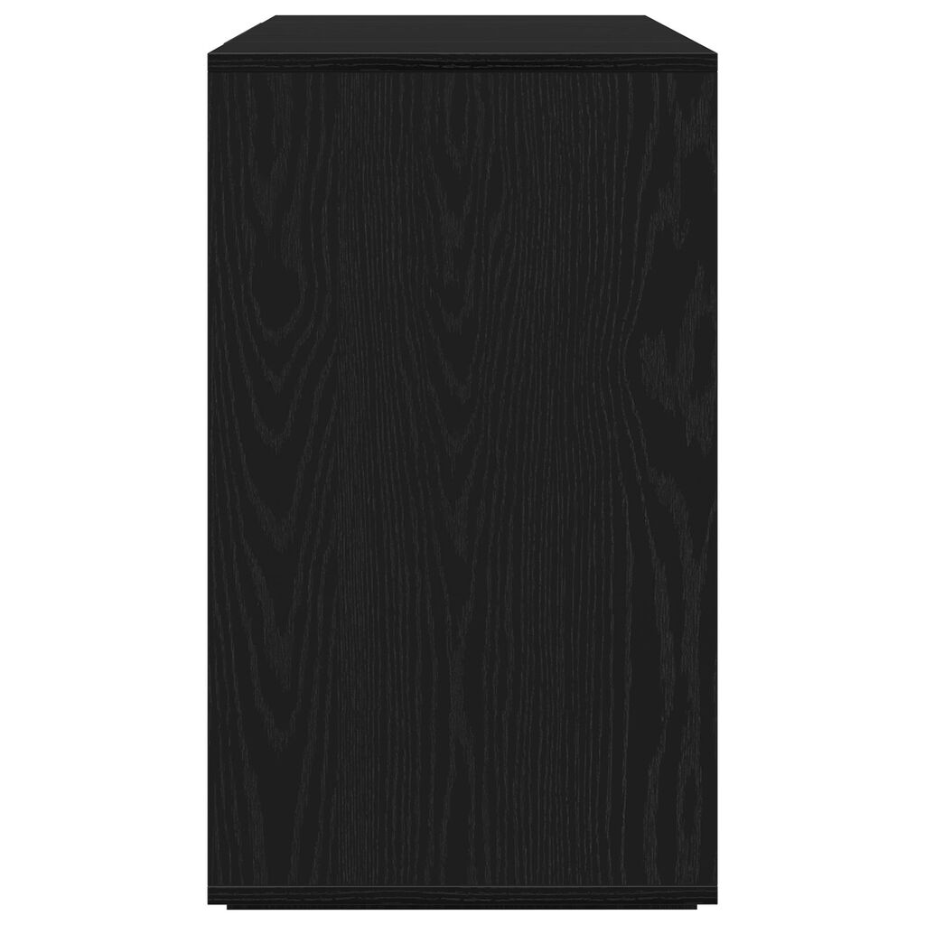 vidaXL Μαύρος Δρυς Μπουφέ Μαύρος δρυς Ξύλο 120 x 41 x 75 εκ. Μοντέρνος