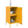 vidaXL Ντουλάπια 2 τεμ. Μουσταρδί 36x39x79 εκ. από Χάλυβα