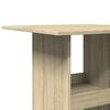 vidaXL Τραπέζι Μπαρ με Ράφια Sonoma Δρυς 60x60x102 εκ. Επεξ. Ξύλο