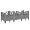 vidaXL &Zeta;&alpha;&rho;&nu;&tau;&iota;&nu;&iota;έ&rho;&alpha; &mu;&epsilon; &Pi;&alpha;&sigma;&sigma;ά&lambda;&omicron;&upsilon;&sigmaf; &Gamma;&kappa;&rho;&iota; 123,5x43,5x43,5&epsilon;&kappa;. &Pi;&omicron;&lambda;&upsilon;&pi;&rho;&omicron;&pi;&upsilon;&lambda;έ&nu;&iota;&omicron;