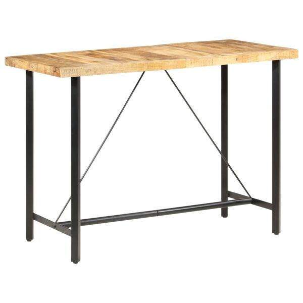 vidaXL Τραπέζι Μπαρ 150 x 70 x 107 εκ. Ακατέργαστο Ξύλο Μάνγκο