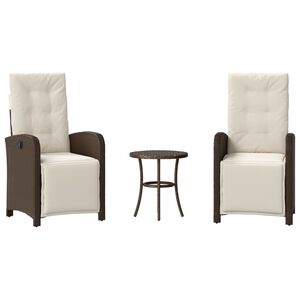 vidaXL &Sigma;&epsilon;&tau; &Epsilon;&pi;ί&pi;&lambda;&omega;&nu; Bistro 3 &tau;&epsilon;&mu;. &Kappa;&alpha;&phi;έ &Sigma;&upsilon;&nu;&theta;&epsilon;&tau;&iota;&kappa;ό &Rho;&alpha;&tau;ά&nu; &mu;&epsilon; &Mu;&alpha;&xi;&iota;&lambda;ά&rho;&iota;&alpha;