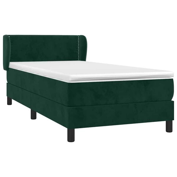 vidaXL &Kappa;&rho;&epsilon;&beta;ά&tau;&iota; Boxspring &mu;&epsilon; &Sigma;&tau;&rho;ώ&mu;&alpha; &Sigma;&kappa;&omicron;ύ&rho;&omicron; &Pi;&rho;ά&sigma;&iota;&nu;&omicron; 80x200 &epsilon;&kappa;. &Beta;&epsilon;&lambda;&omicron;ύ&delta;&iota;&nu;&omicron;